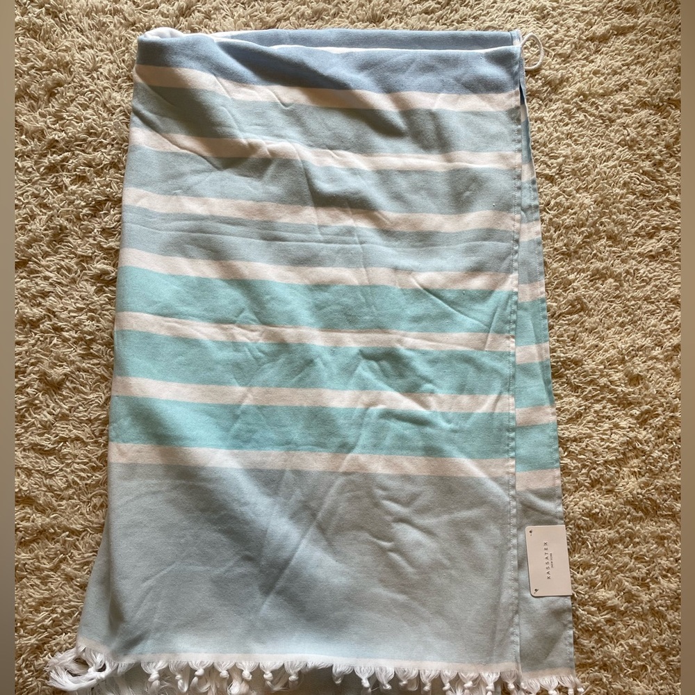 Kassatex Beach towel aqua 40x70
